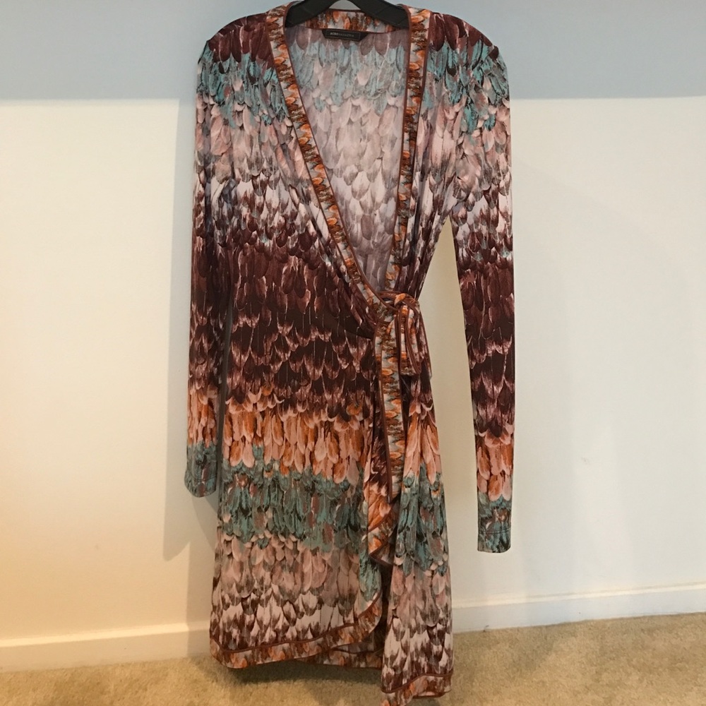 Bcbg Pattern Wrap Around Dress - image 4